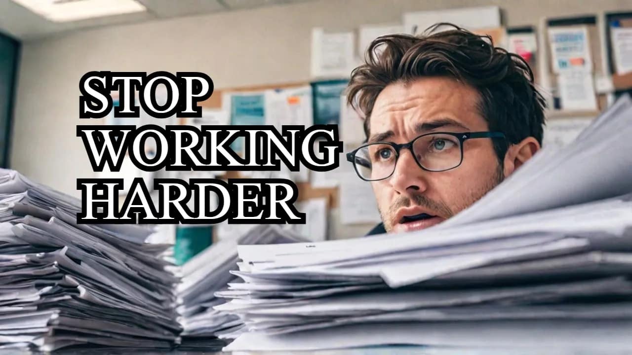 stop working harder