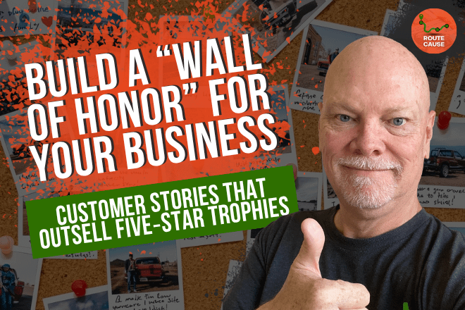 build a wall of honor for your business