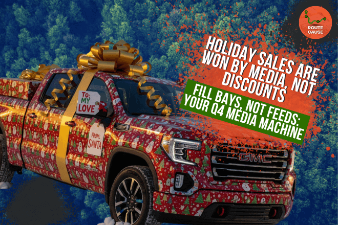 holiday sales are won by media not discounts